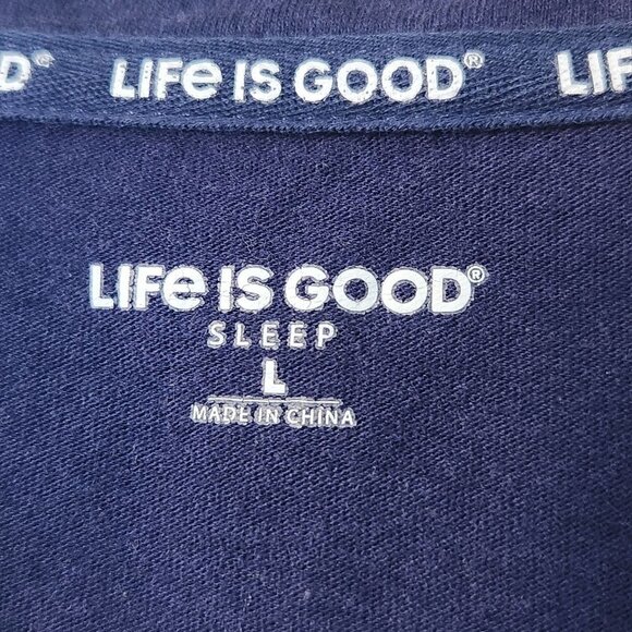 Life is Good Botanical Short Pajama Set Size L - Picture 10 of 11